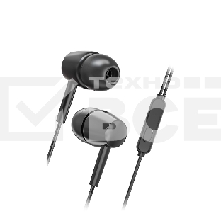 Внутриканальная гарнитура Smartbuy S5, микрофон, пульт, черная (SBH-027K)/60