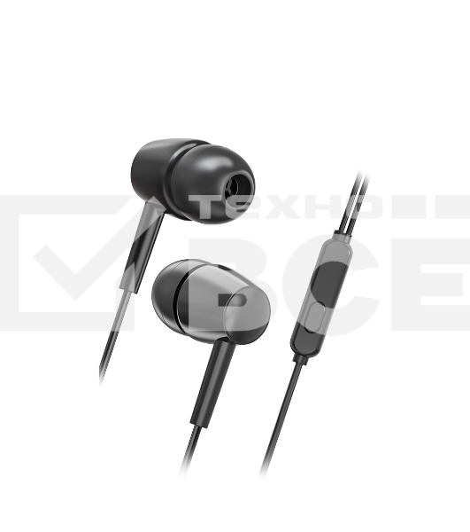 Внутриканальная гарнитура Smartbuy S5, микрофон, пульт, черная (SBH-027K)/60