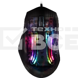 Мышь проводная игровая Smartbuy (SBM-749G-G) RUSH X19 серый