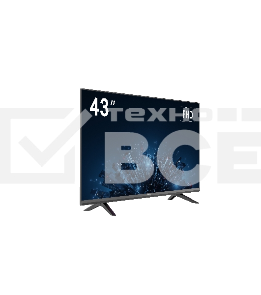 Монитор 43' Hikvision DS-D5043F3-1V0S VA 1920x1080, 60 Гц, 6.5 мс, 16:9, 300 кд/м², VGA, HDMI 1.4, 3.5 Jack, динамики (2x10 Вт), USB 2.0, черный