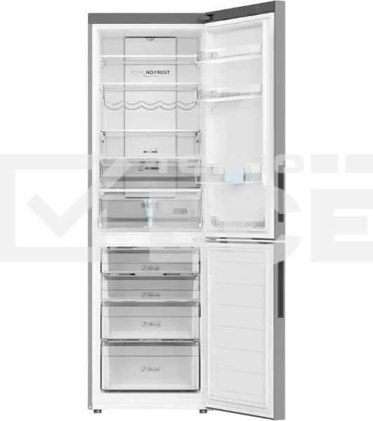 Холодильник Haier C2F636CXMVU1 нержавеющая сталь двухкамерный 256/108 л морозилка снизу, No Frost