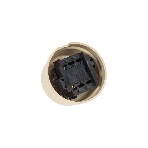 Выключатель 1-кл Лизетта Пластик Песочное золото, фото3