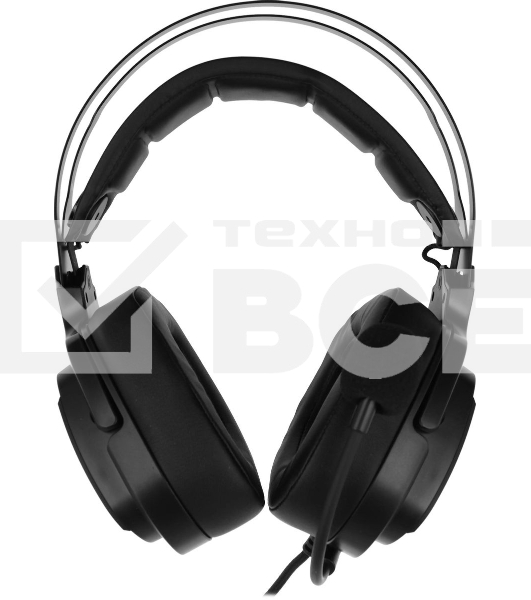 Гарнитура проводная с микрофоном A4Tech Bloody G570 черный/серый 2м мониторные USB оголовье (G570 USB/BLACK + GREY)