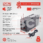Источник бесперебойного питания Powercom Imperial IMP-825AP 495Вт 825ВА черный, фото9