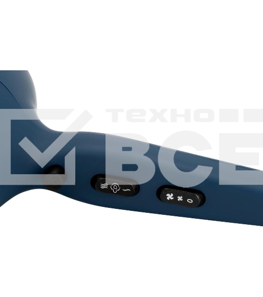 Фен Polaris PHD 2600ACi Salon Hair синий, 2600 Вт, ионизация