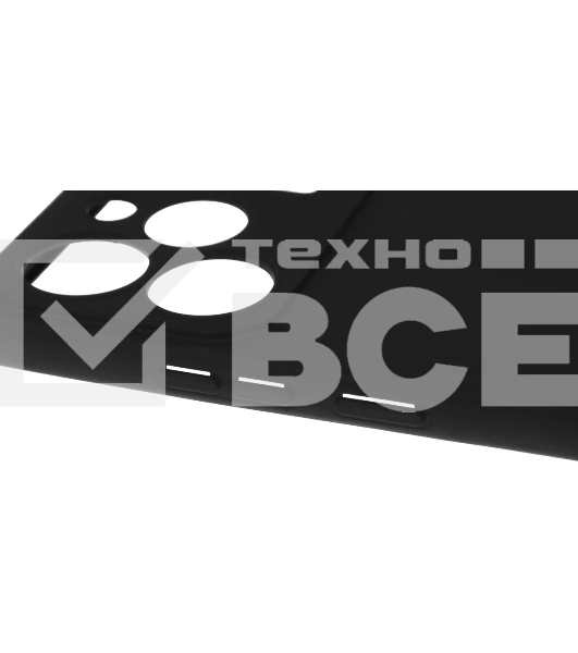 Чехол (клип-кейс) BoraSCO для Tecno Pova 6/6 Pro Silicone Case черный (73173)