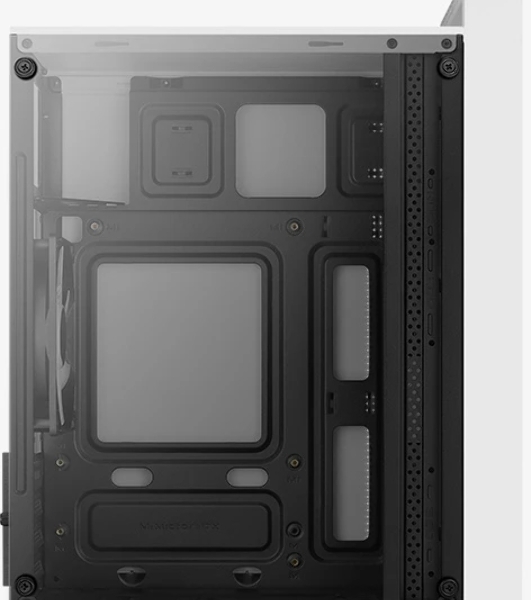 Корпус mATX AeroCool CS-109-G-WT-v1 4711099472383 белый, без БП, USB 3.0, 2*USB 2.0, HD Audio