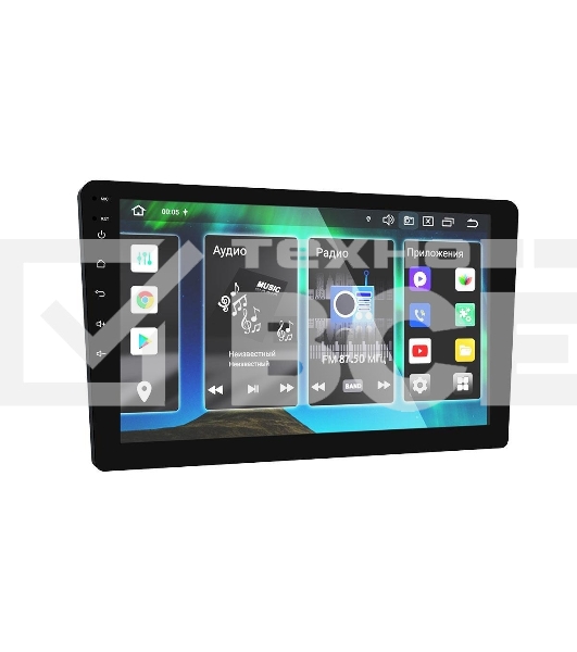 Автомагнитола Prology MPA-370, 2 DIN, 9', Android 13, Bluetooth, USB Type-A, GPS, 4G, CarPlay