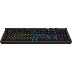 Клавиатура MSI STRIKE Pro W Silent механическая серый/черный USB Multimedia for gamer LED (подставка для запястий) (S11-43RU210-CLA), фото 1