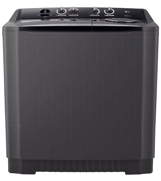 Стиральная машина LG P1861RWNT черный, загрузка вертикальная 18 кг