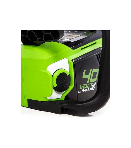 Цепная пила аккумуляторная (2005707UA) GreenWorks GD40CS15, 40V, 35 см, бесщеточная, 1,5 КВТ, с АКБ 2АЧ и ЗУ