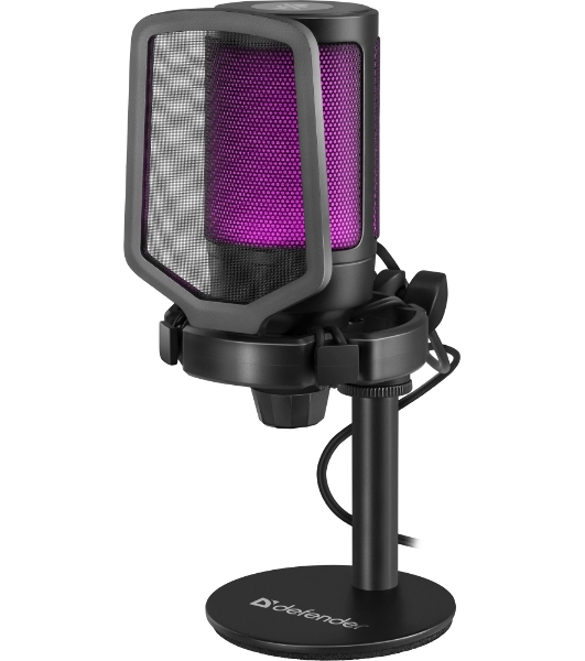 Микрофон DEFENDER IMPULSE GMC 600 USB 64660 RGB 1.7 M