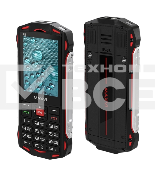 Мобильный телефон Maxvi R3 red