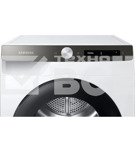 Сушильная машина Samsung DV90T5240AT/LP белый, 9 кг, сушка - тепловой насос, программ - 14, 60 x 85 x 65 см