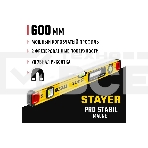 Уровень STAYER PROFESSIONAL 600 мм уровень магнитный с двумя фрезерованными поверхностями, фото11