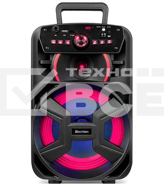Портативная акустика Blackton Bt PBS2110 черный Мощность RMS 8 Вт Bluetooth