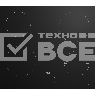 Встраиваемая индукционная варочная поверхность Beko HII 64401 QT, Черный