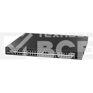 Коммутатор Edge-corE 48 x GE + 2 x 10G SFP+ ports + 1 x expansion slot (for dual 10G SFP+ ports) L3 Stackable Switch, w/ 1 x RJ45 console port, 1 x USB type A storage port, RPU connector, Stack up to 4 units Edge-corE ECS4620-52T
