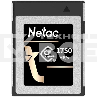 Флеш карта CFexpress 512GB Netac CF2000 <NT02CF2000-512G-S> PCIe Gen 3x2 Type B cards , up to 1750MB/1650MB/