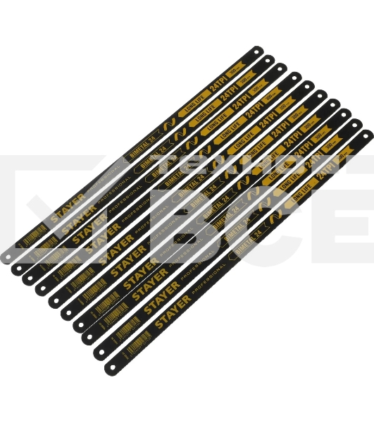 Полотно STAYER '-FLEX' PROFESSIONAL по металлу, биметаллическое, 24TPI, 300мм, 10шт 15932-S10