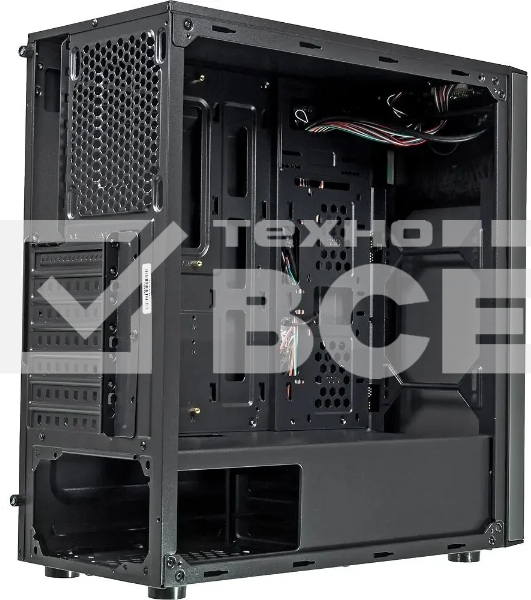 Компьютерный корпус Accord JP-VI черный без БП ATX 2xUSB2.0 1xUSB3.0 audio bott PSU