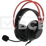 Наушники с микрофоном A4Tech Bloody G200S черный/красный 2м мониторные USB оголовье (G200S USB/ BLACK +RED), фото7