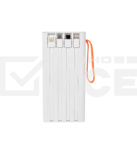 Портативный аккумулятор More choice (4620202550552) PB22-20 с кабелем 2USB 2.1A - 20000mAh белый