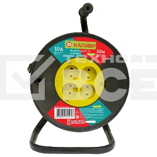 Удлинитель КАЛИБР на катушке УСК1-30 (2х1,5)