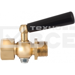 Кран трехходовой для манометра М20х1.5 ВН с фторопластовой прокладкой и натяжной гайкой