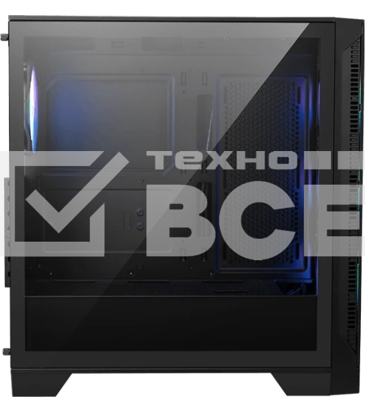 Компьютерный корпус MSI MAG FORGE 320R AIRFLOW, Global, 2xUSB 3.2 Gen 1, 4x120мм ARGb Fan, ESDARGb Control Board, Tempered