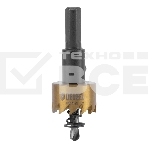 Коронка по металлу Denzel HSS, 22 мм, нитридтитановое покрытие, фото2