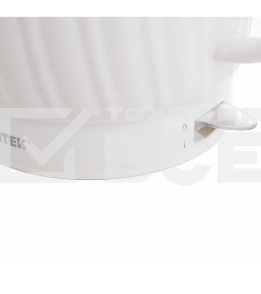Чайник электрический Centek CT-0064 2.0л, 2150W, супербелая керамика, рельефный корпус