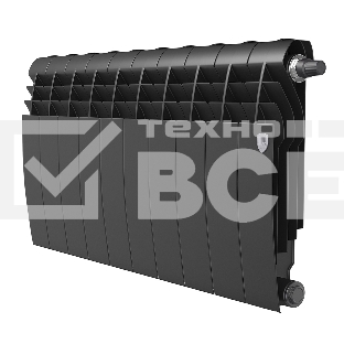 Радиатор Royal Thermo BiLiner 350 Noir Sable VR80 - 10 секц.