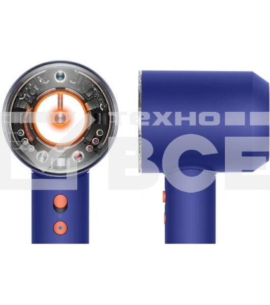 Фен Dyson Supersonic HD16 синий/топаз, 1600 Вт, компактный, ионизация