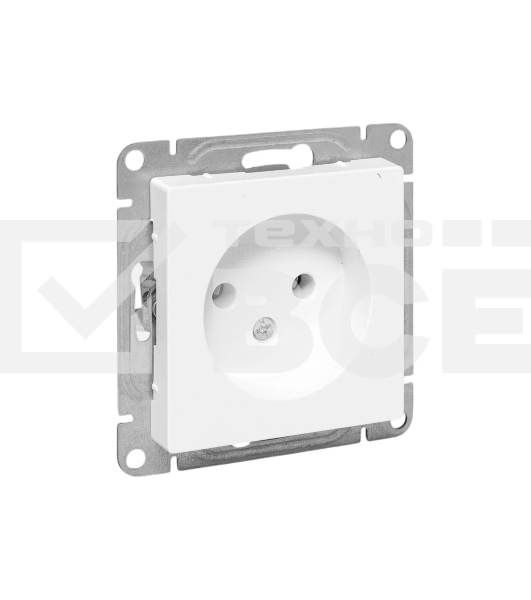 Розетка EKF UP1-SOW-100 СП Эпика 16А без заземл. без шторок механизм бел.