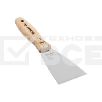 Шпательная лопатка Matrix из нержавеющей стали, 80 мм, буковая рукоятка, EFP, фото3