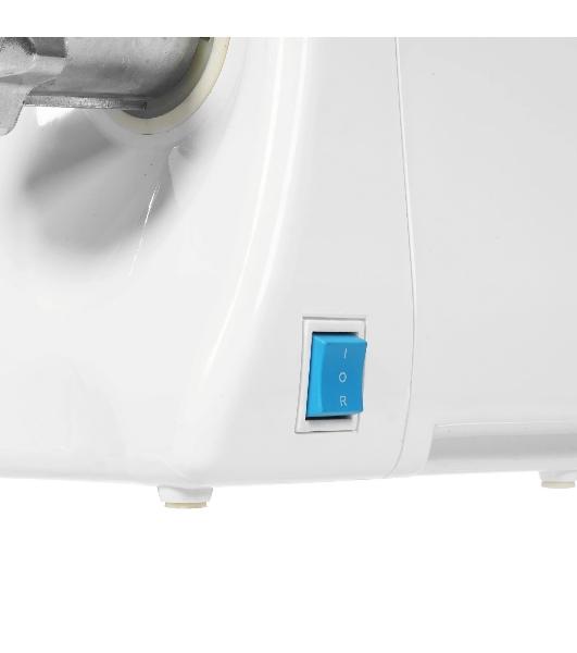 Мясорубка электрическая Ротор Экстра-Р ЭМШ 35/250-2 белый, 1500 Вт, 0.6 кг/мин, реверс, насадки - 2