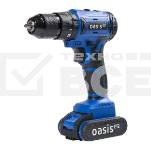 Дрель-шуруповерт Oasis ASU-12V Pro, 12 В, 2 Ач, 40 Нм, бесщеточный, ударный