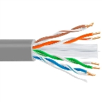 Кабель витая пара UTP 5bites US6575-305A, бухта 305м, Cat.6, 4 пары, одножильный, 23awg, 4X2X1/0.50, CCA/PVC/BLUE, фото2