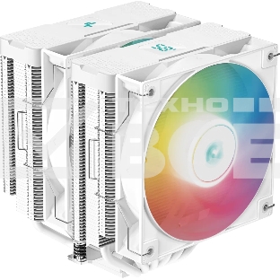 Кулер для процессора DEEPCOOL AG620 DIGITAL WH ARGB белый, 120 мм, алюминий/медь, 1950 об/мин, 29.4 дБ, 4 pin, 260 Вт, 161 мм