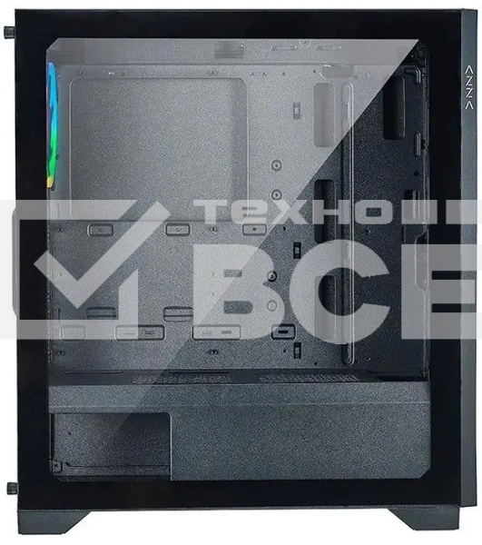 Компьютерный корпус Azza Hive черный без БП ATX 8x120mm 5x140mm 2xUSB2.0 1xUSB3.0 audio bott PSU