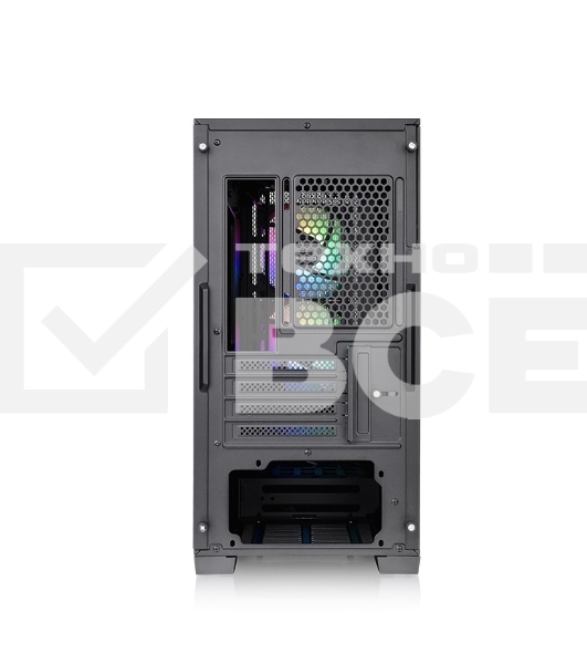 Компьютерный корпус Thermaltake Divider 170 TG ARGB/Black CA-1S4-00S1WN-00 /Win/SPCC/Tempered Glass*1/120mm ARGB PWM Fan*2