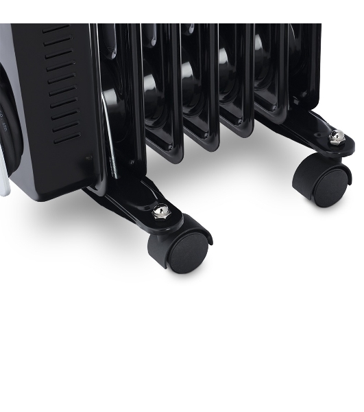 Масляный обогреватель Vitek VT-1717 черный, 1500Вт, 15м2, термостат