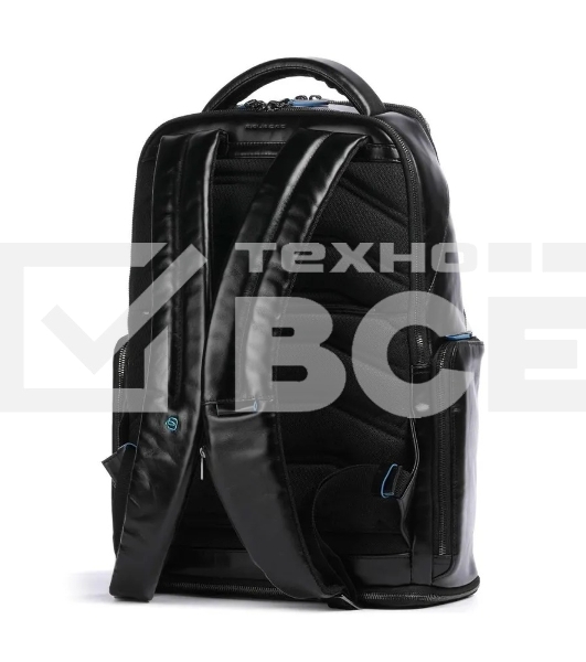 Рюкзак мужской Piquadro Blue Square CA6592B2BM/N, кожа, черный