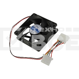 Вентилятор для корпуса 5bites FB8025S-12H4MX черный, 80 x 80 мм, 3000 об/мин, 30 дБ, 4 pin