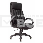 Кресло руководителя Бюрократ T-9922N Leather Venge Black черный, эко.кожа, крестовина пластик, фото12