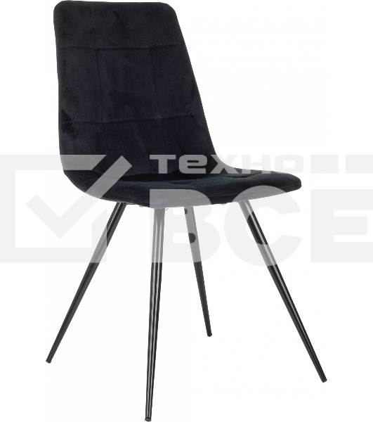 Стул для дома Бюрократ CH-K1_4 комплект 4 шт черный Holland 75 металл черный на ножках (CH-K1_1/HL75_4)