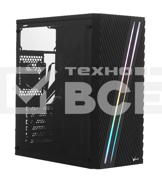 Компьютерный корпус Aerocool/Formula Streak-A-BK-v1 черный без БП ATX 1x80мм 2xUSB 2.0 1xUSB 3.0 audio