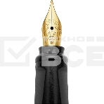 Ручка перьевая Moleskine Kaweco KAWFOUNTPENMBK черный, M, сталь нержавеющая/позолота, синие чернила, подарочная коробка, фото5