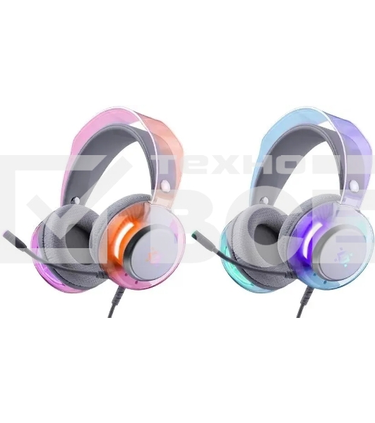 Игровая гарнитура Defender Glitch белый, RGb